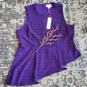 NWT Elle XL Dressy Purple top bottom